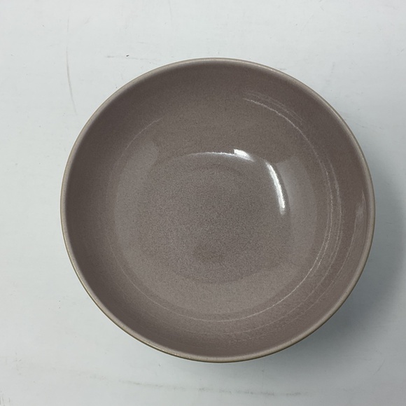 Denby Duets (retired) Stoneware Taupe & Blue Soup Cereal Bowl - Picture 2 of 6
